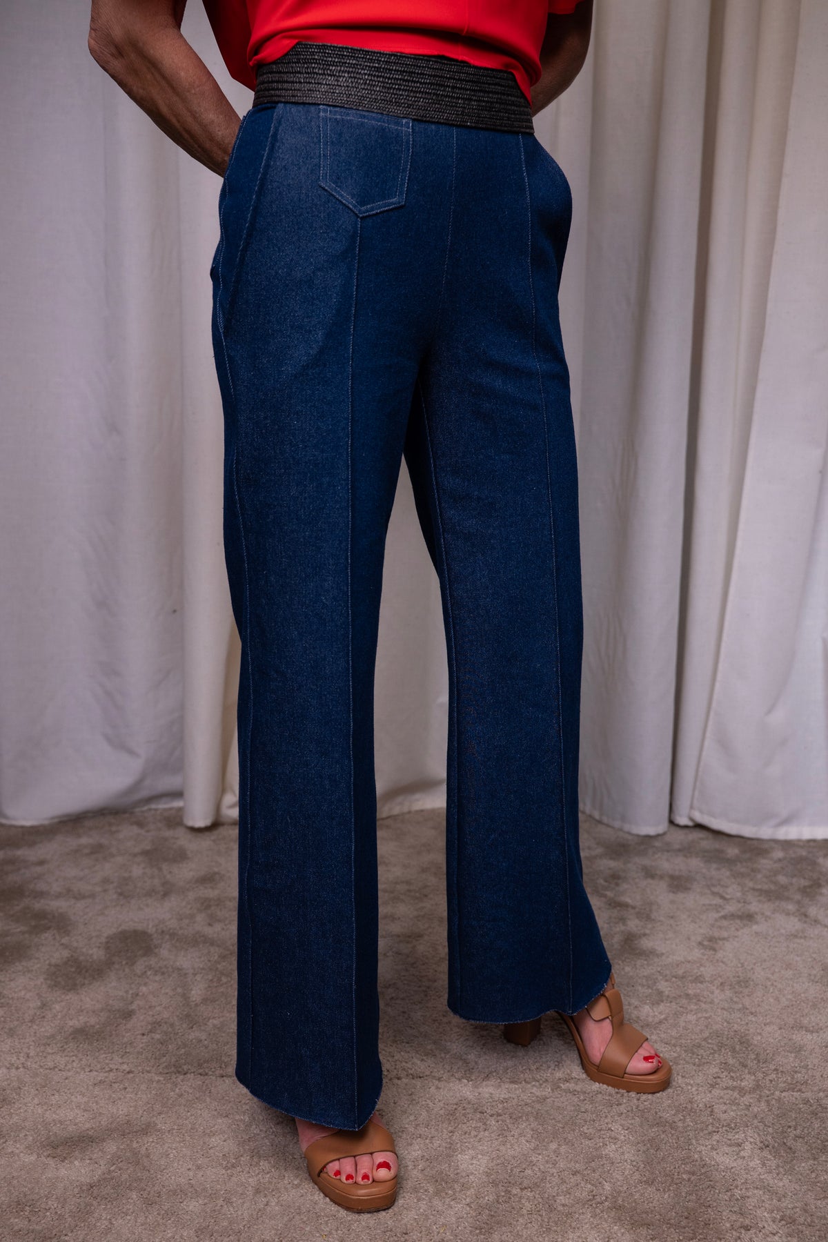 Wide Leg Hose DENIM