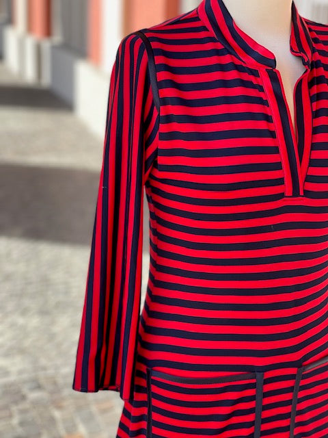 Kleid AHOI red/blue