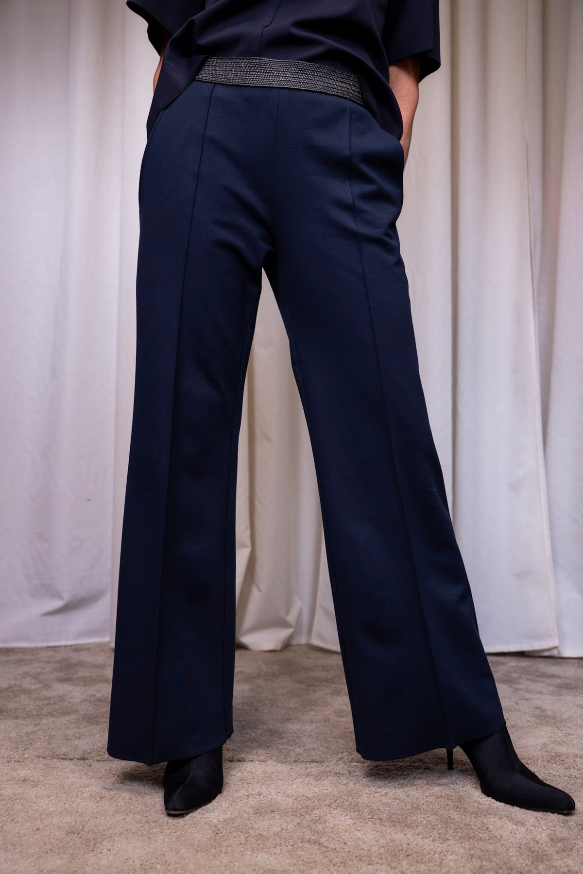 Wide Leg Hose BLU